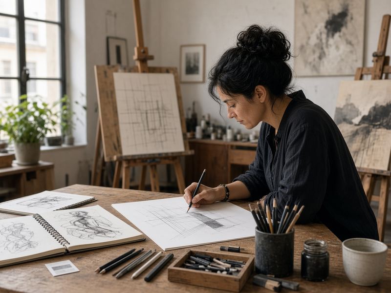 Drawing foundations at Autoport Atelier